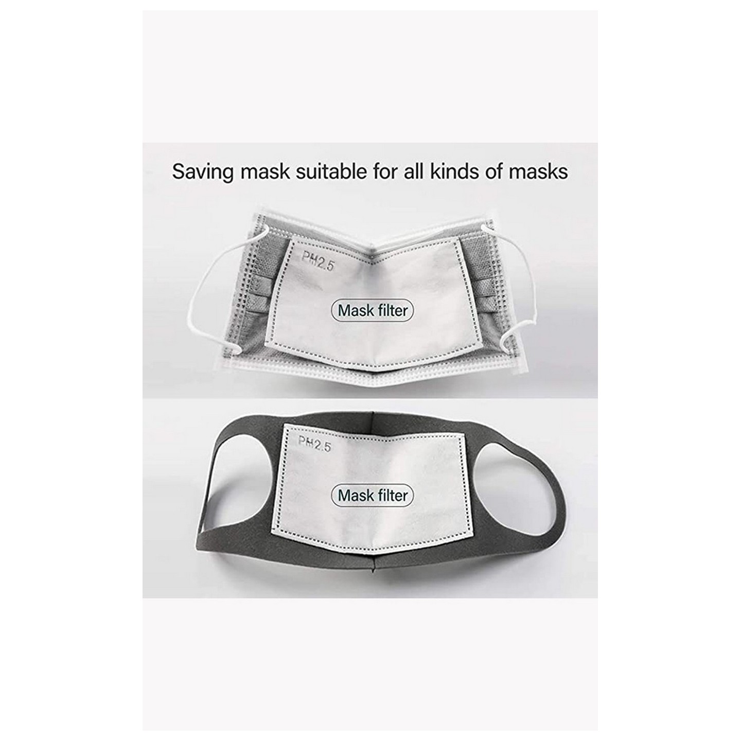 A162 koi Fashion Cloth Mask + Headband Set - Stained Glass Butterfly