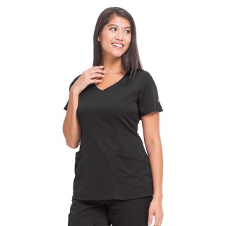 2525 HH Works de Healing Hands Madison Mock Wrap Haut gommage