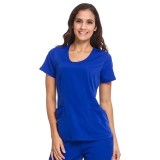 2525 HH Works by Healing Hands Madison Mock Wrap Scrub Top