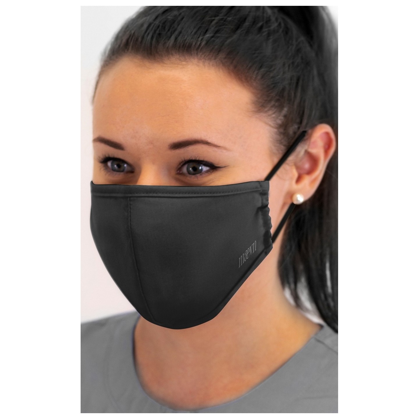 Masque facial en tissu réutilisable CM010 Maevn avec traitement antimicrobien Agion et filtre remplaçable PM2.5