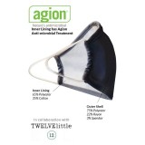 Masque facial en tissu réutilisable CM010 Maevn avec traitement antimicrobien Agion et filtre remplaçable PM2.5