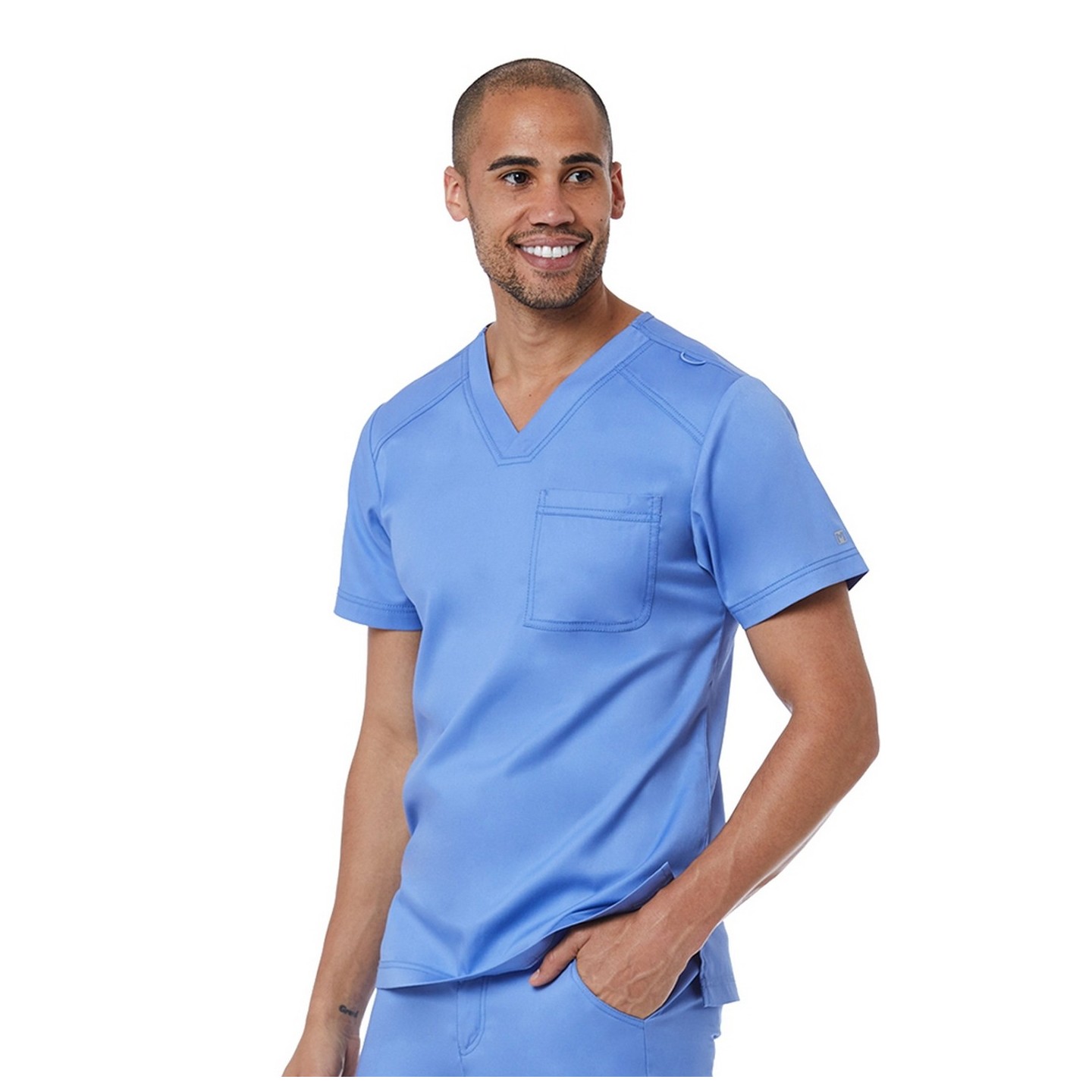 5501 Matrix Haut basique à col en V pour hommes