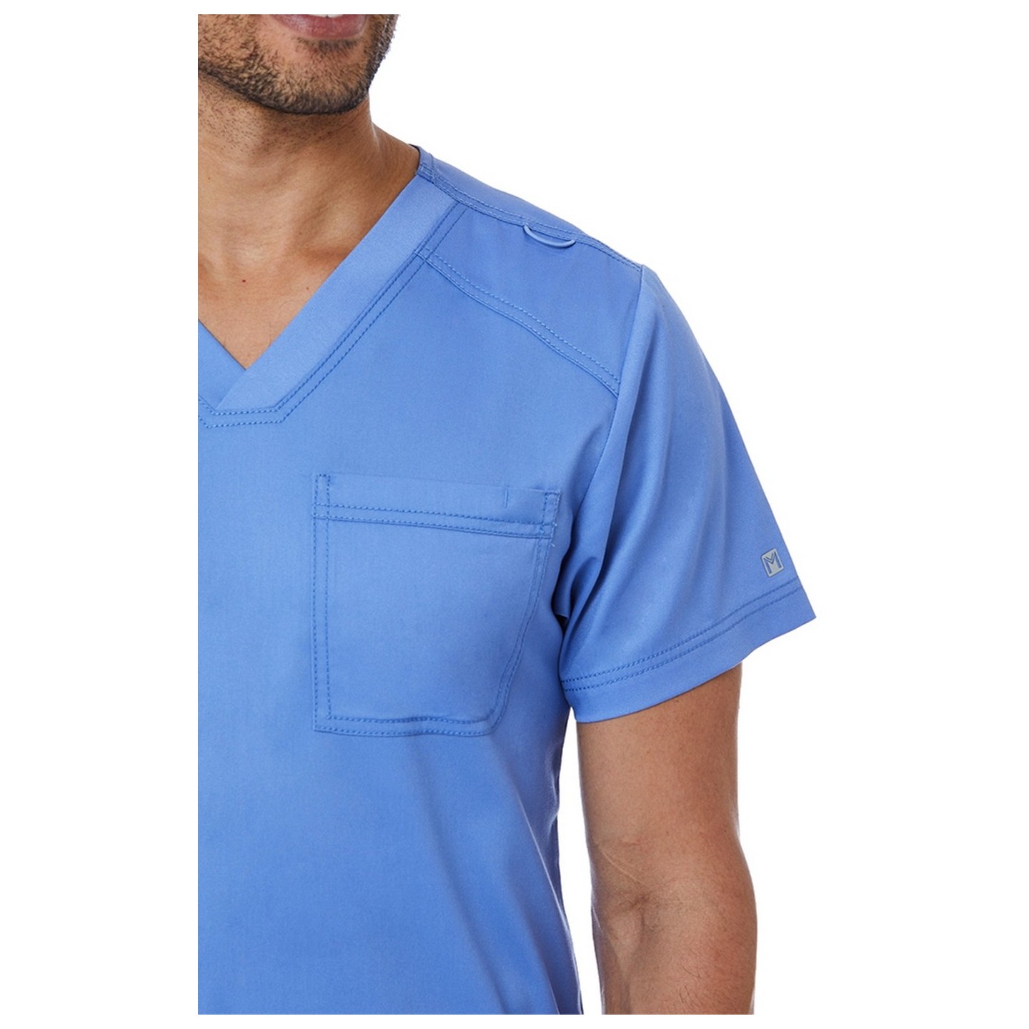 5501 Matrix Haut basique à col en V pour hommes