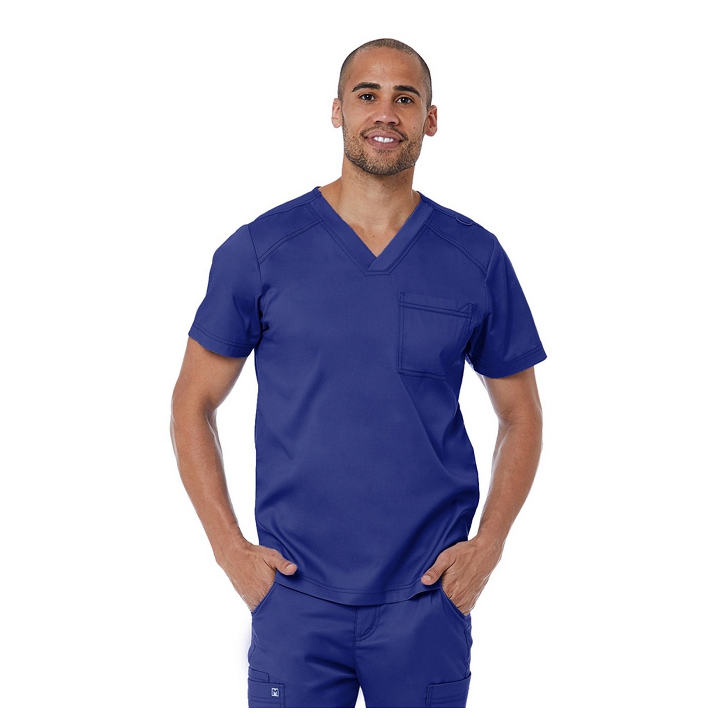 5501 Matrix Mens Men's Basic V-Neck Top