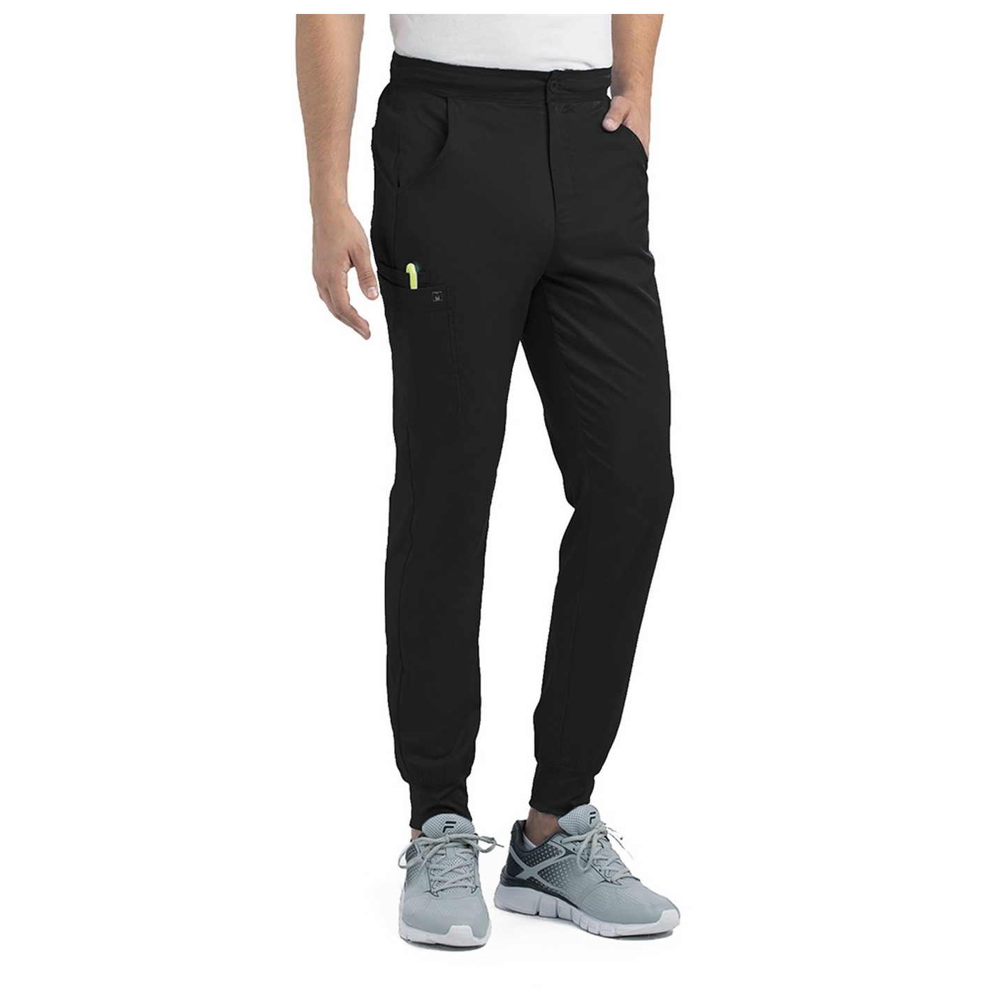 8501 Matrix Pantalon de jogging à taille mi-élastique pour homme