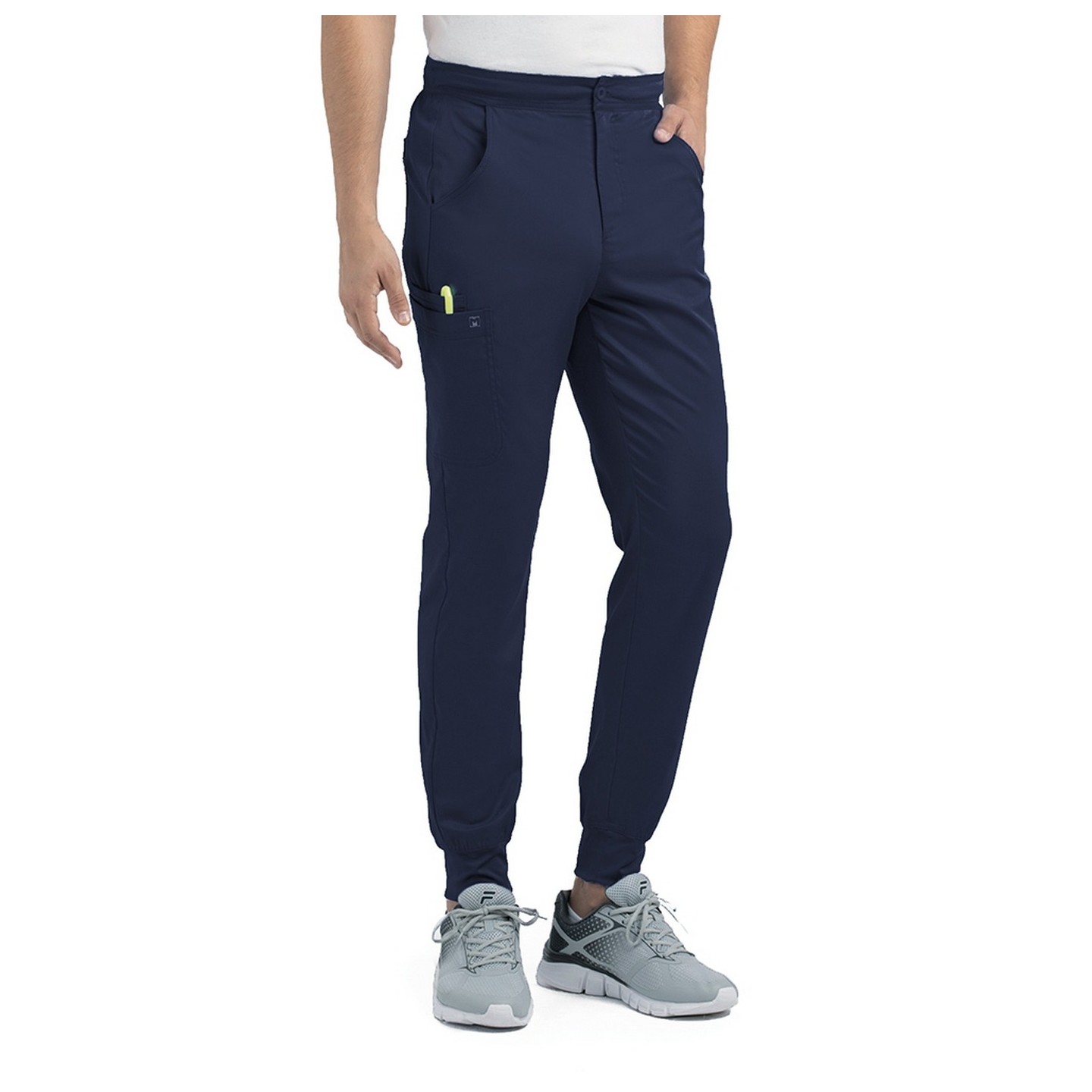 8501 Matrix Mens Men's Half Elastic Waistband Jogger Pant