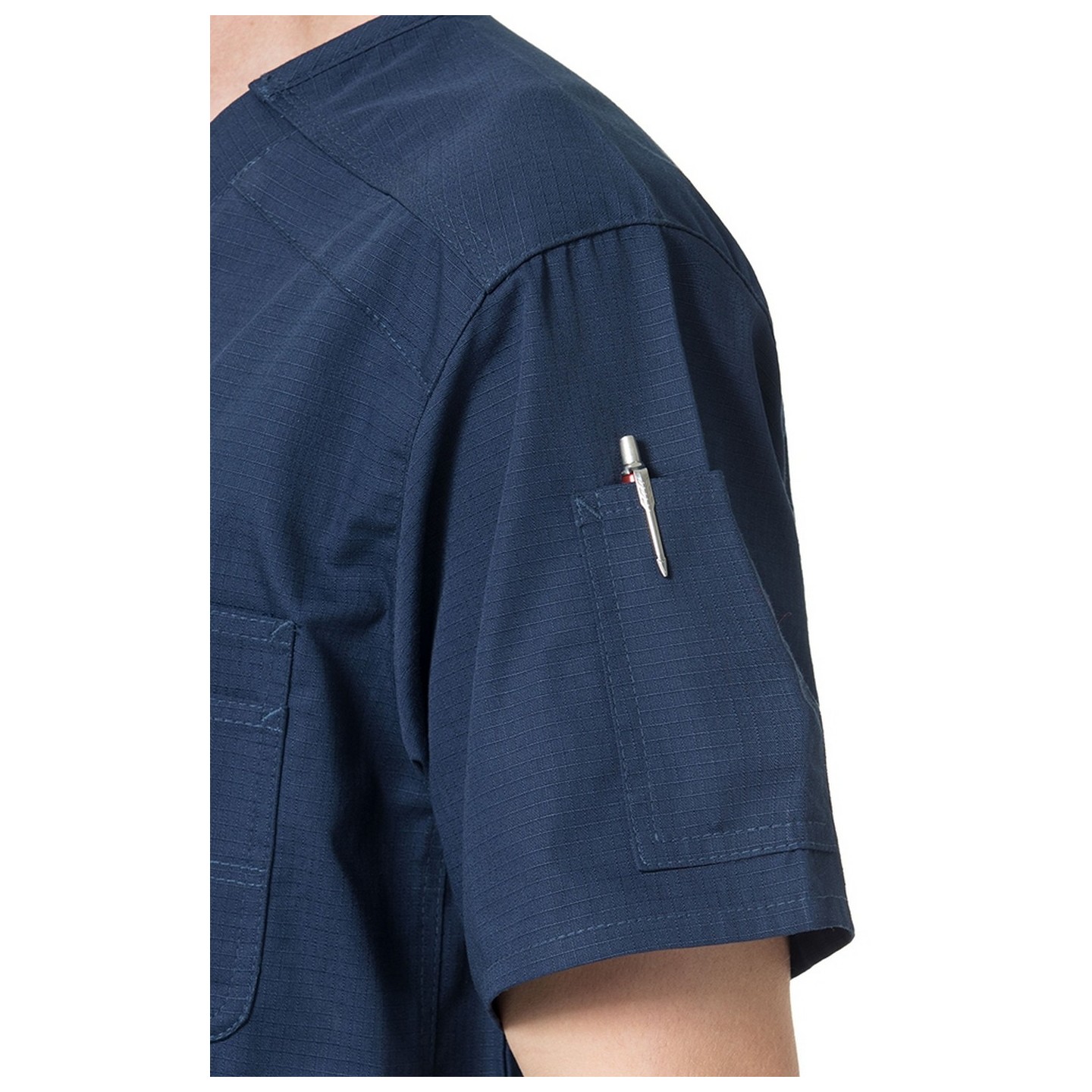 C16418 Carhartt Ripstop Rugged Flex Men's Slim Fit 6 Pocket Scrub Top