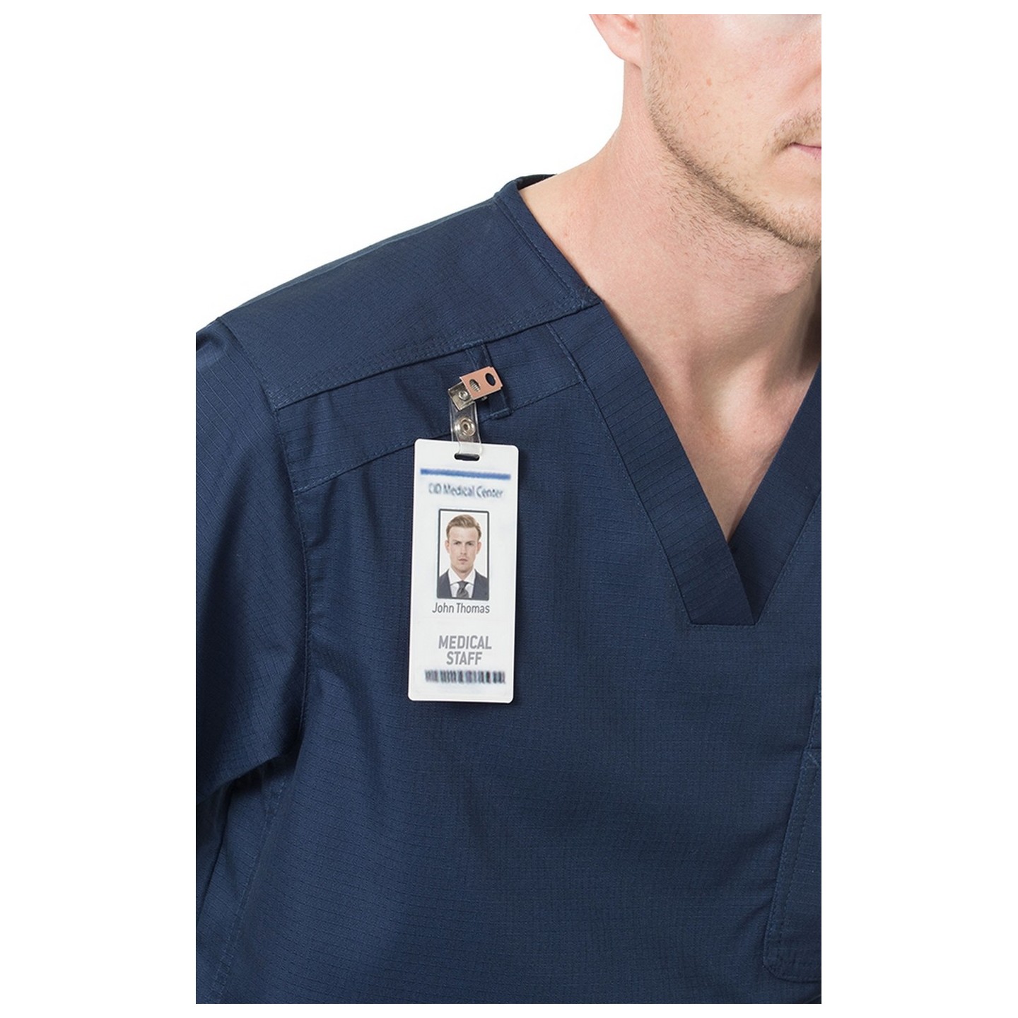 C16418 Carhartt Ripstop Rugged Flex Men's Slim Fit 6 Pocket Scrub Top