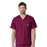 C16418 Carhartt Ripstop Rugged Flex Men's Slim Fit 6 Pocket Scrub Top