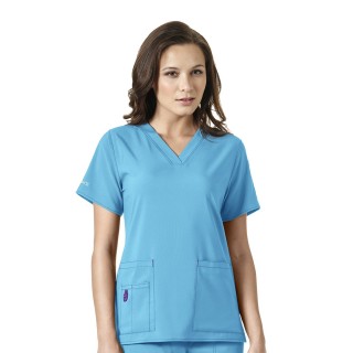 C12110 Carhartt CROSS-FLEX Scrubs - V-Neck Tech Top