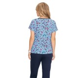 *VENTE FINALE B100PR Koi Rose Top - Bright Butterflies