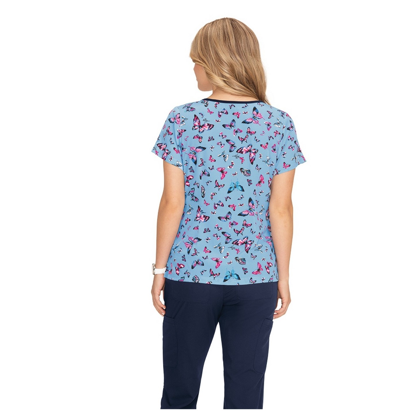 *VENTE FINALE B100PR Koi Rose Top - Bright Butterflies