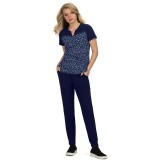 *VENTE FINALE B108PR koi Dandelion Top - Ditsy Floral Blue