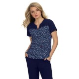 *VENTE FINALE B108PR koi Dandelion Top - Ditsy Floral Blue