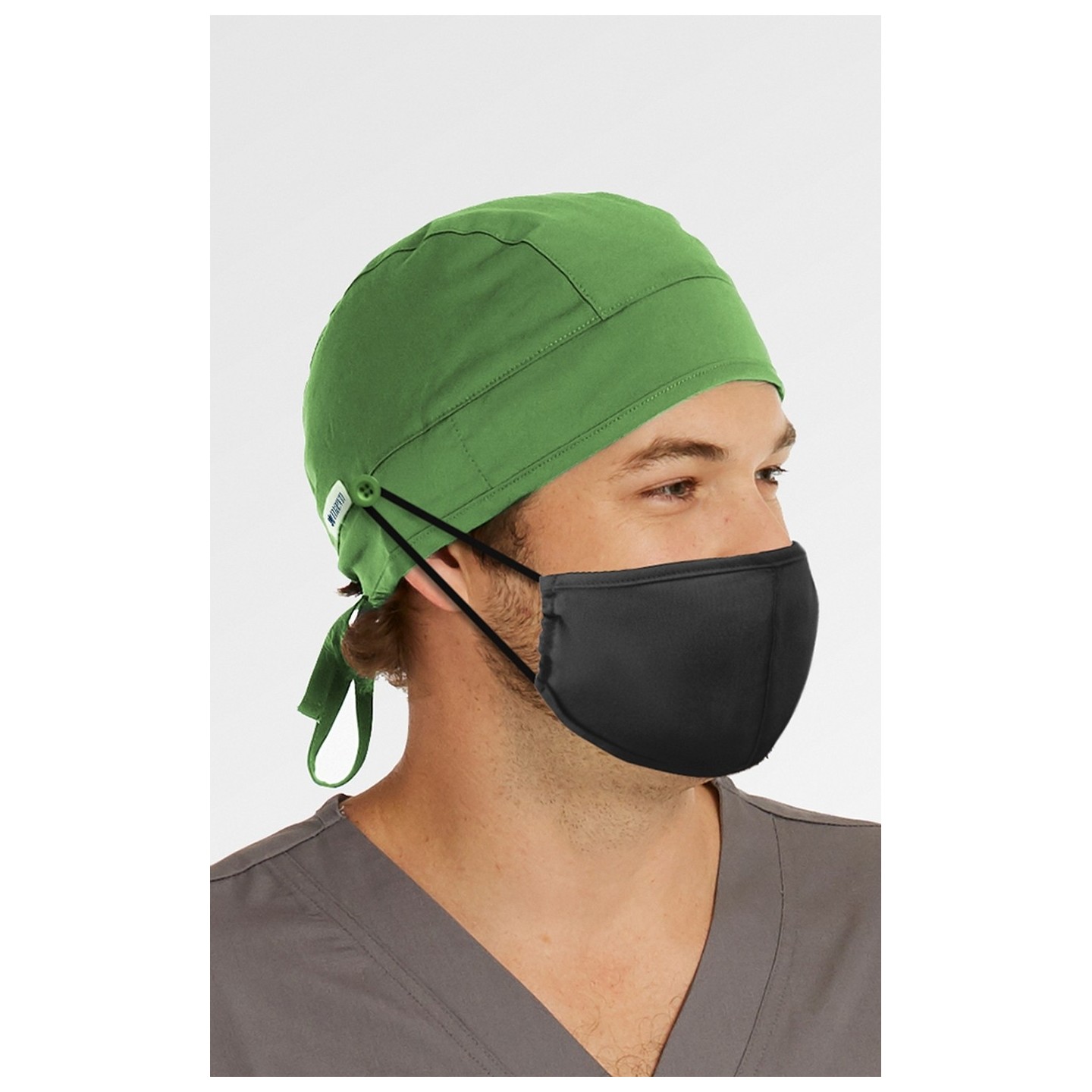 NC015 Maevn Unisex Button Scrub Cap (Surgeon Cap Style)