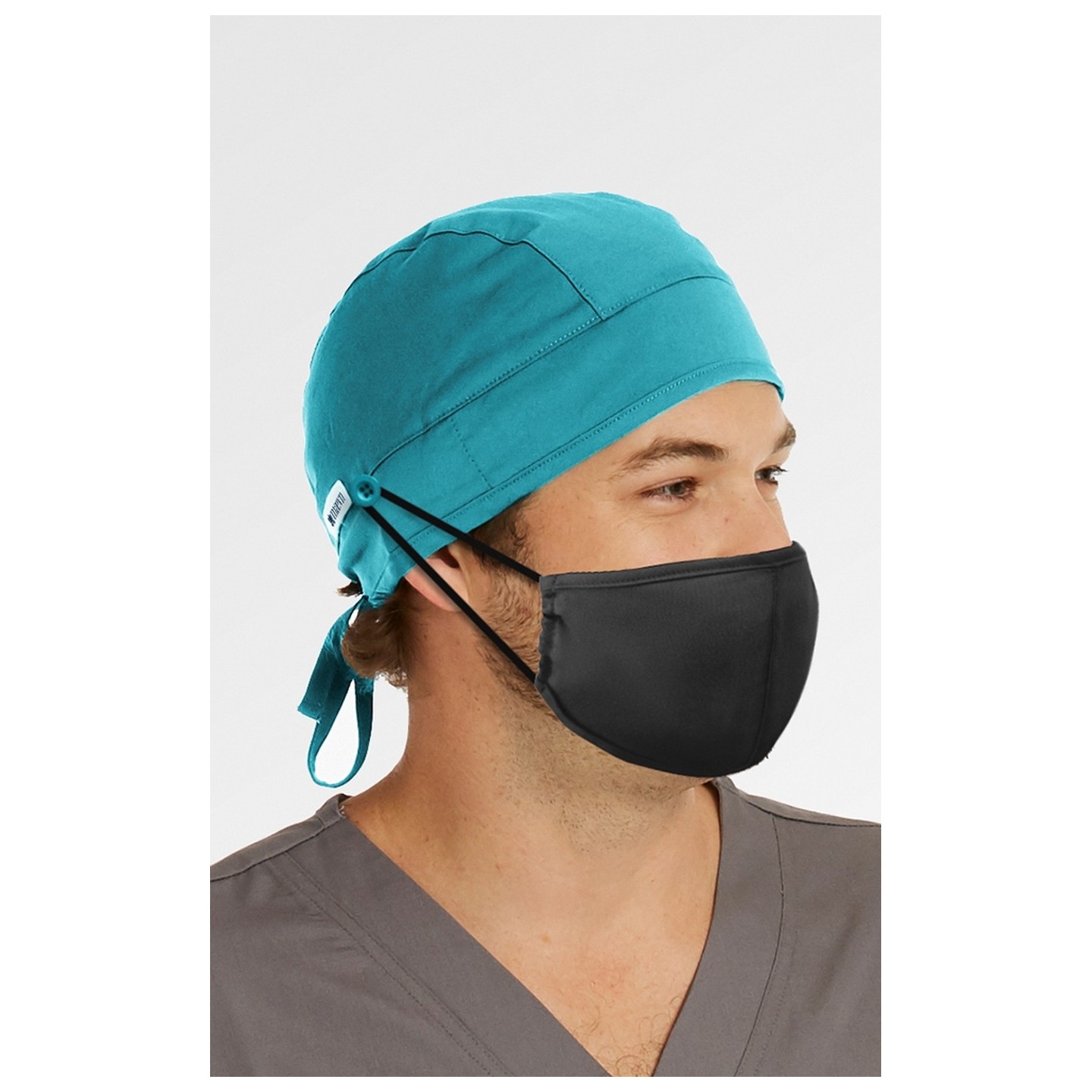 NC015 Maevn Unisex Button Scrub Cap (Surgeon Cap Style)