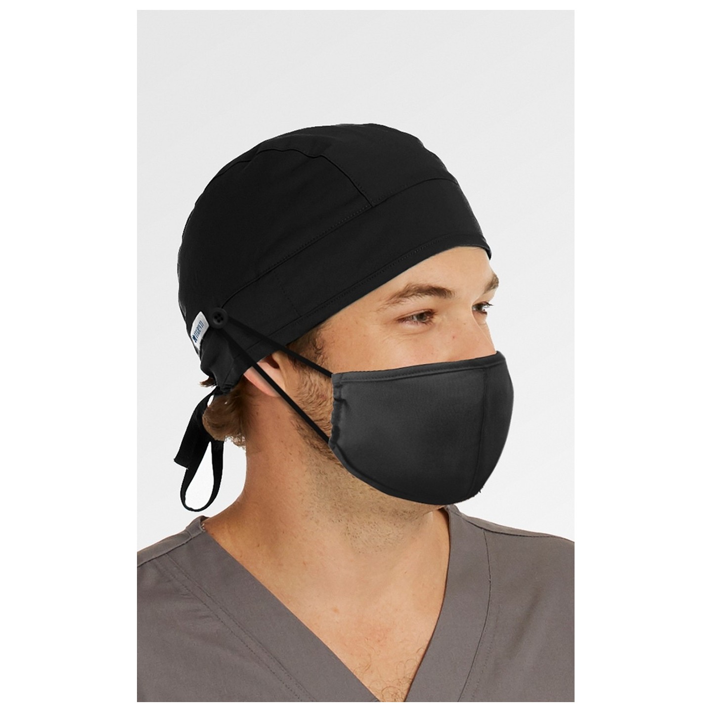 NC015 Maevn Unisex Button Scrub Cap (Surgeon Cap Style)