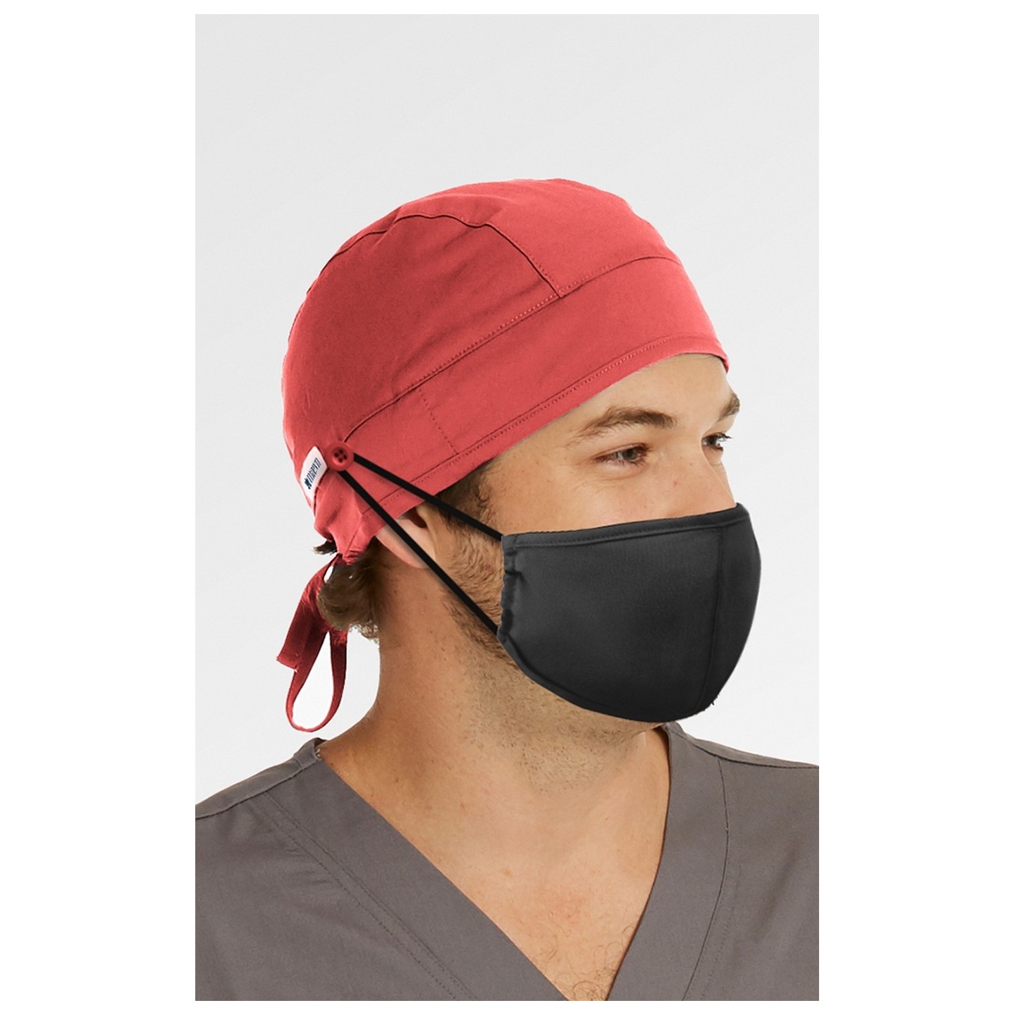 NC015 Maevn Unisex Button Scrub Cap (Surgeon Cap Style)