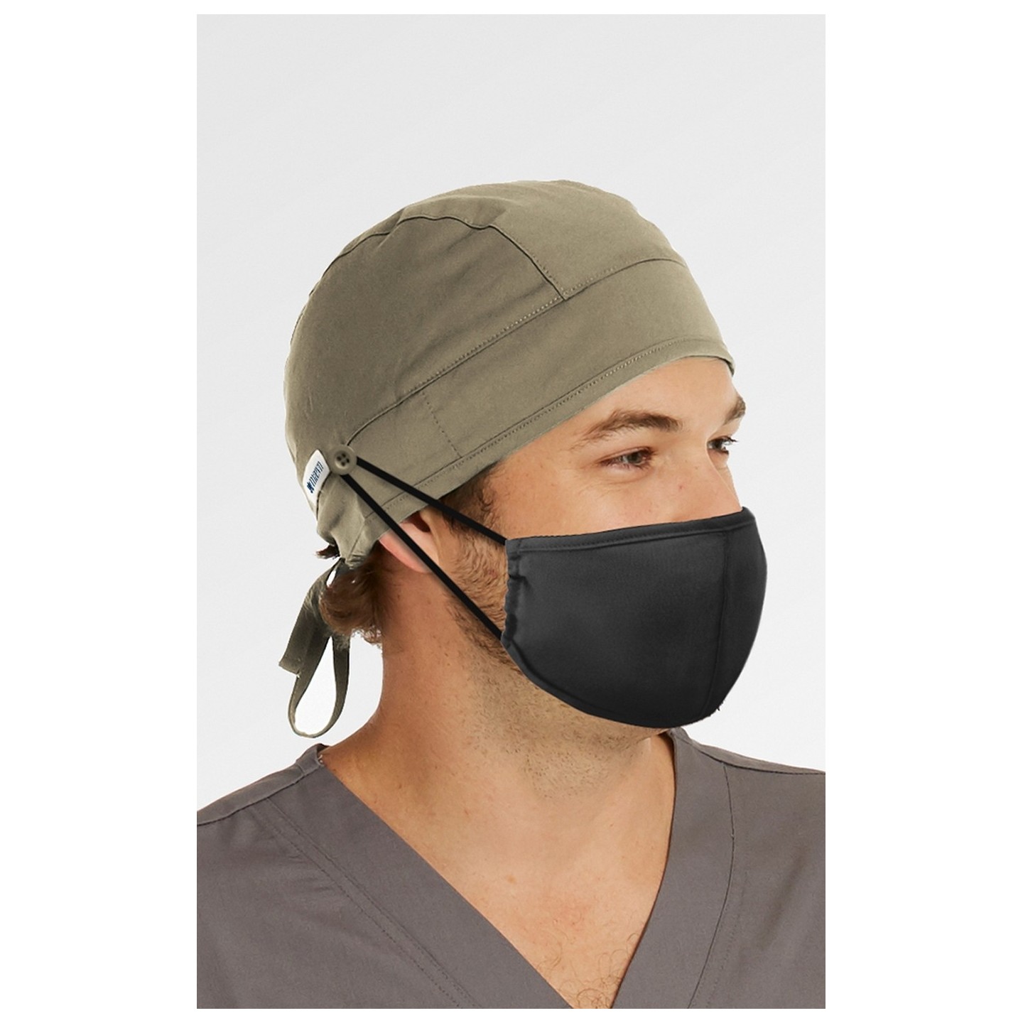 NC015 Maevn Unisex Bouton Scrub Cap (Style de casquette de chirurgien)
