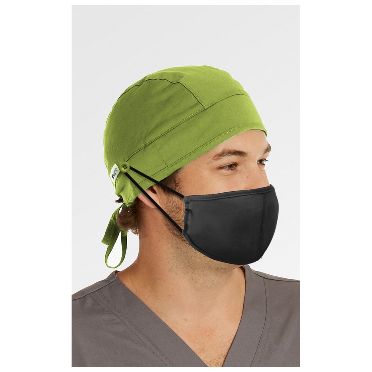 NC015 Maevn Unisex Bouton Scrub Cap (Style de casquette de chirurgien)