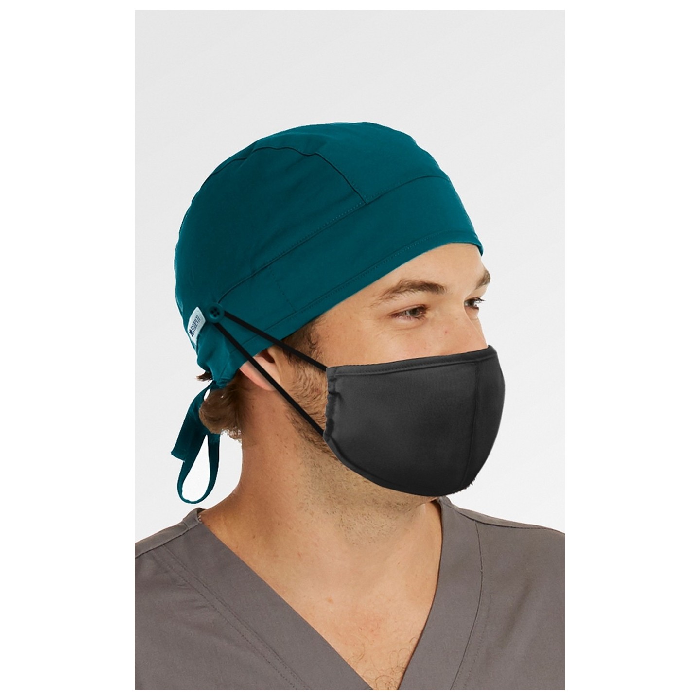 NC015 Maevn Unisex Button Scrub Cap (Surgeon Cap Style)