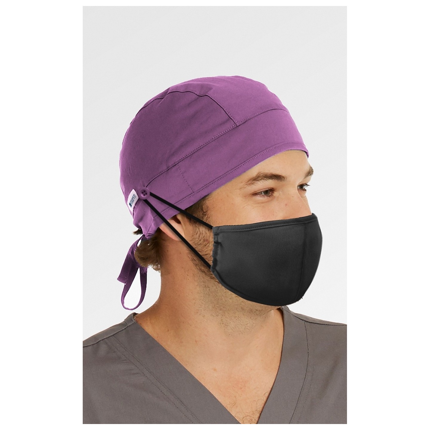 NC015 Maevn Unisex Bouton Scrub Cap (Style de casquette de chirurgien)