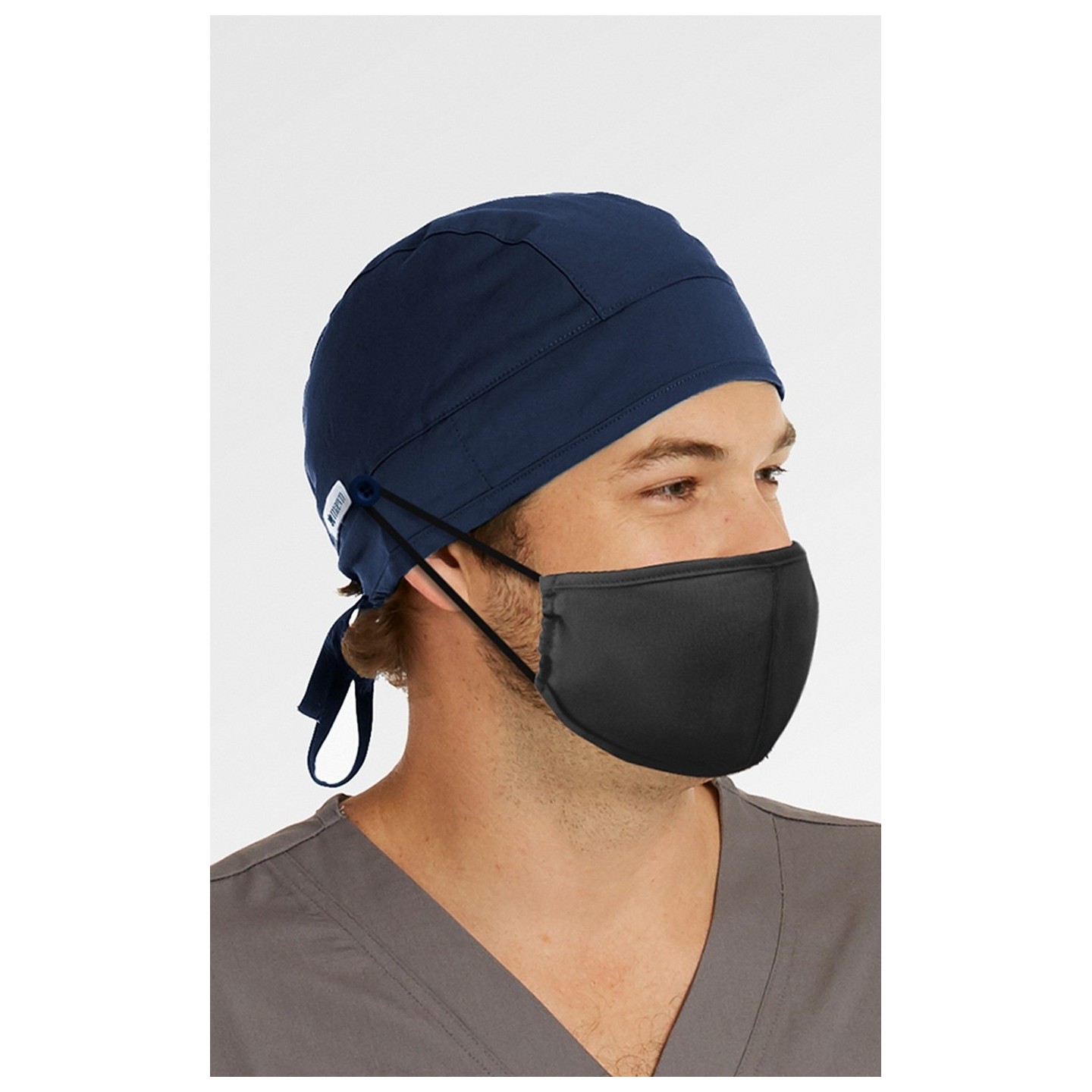 NC015 Maevn Unisex Button Scrub Cap (Surgeon Cap Style)