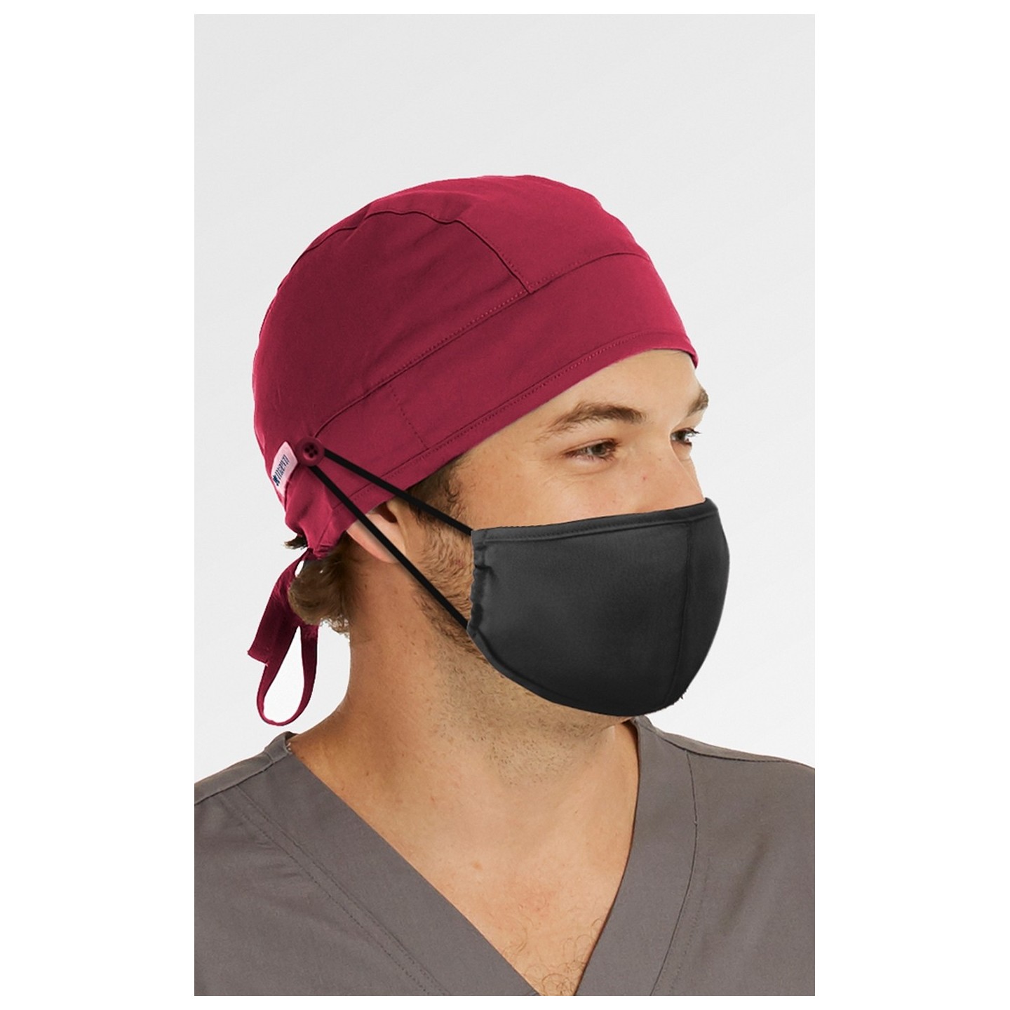 NC015 Maevn Unisex Button Scrub Cap (Surgeon Cap Style)