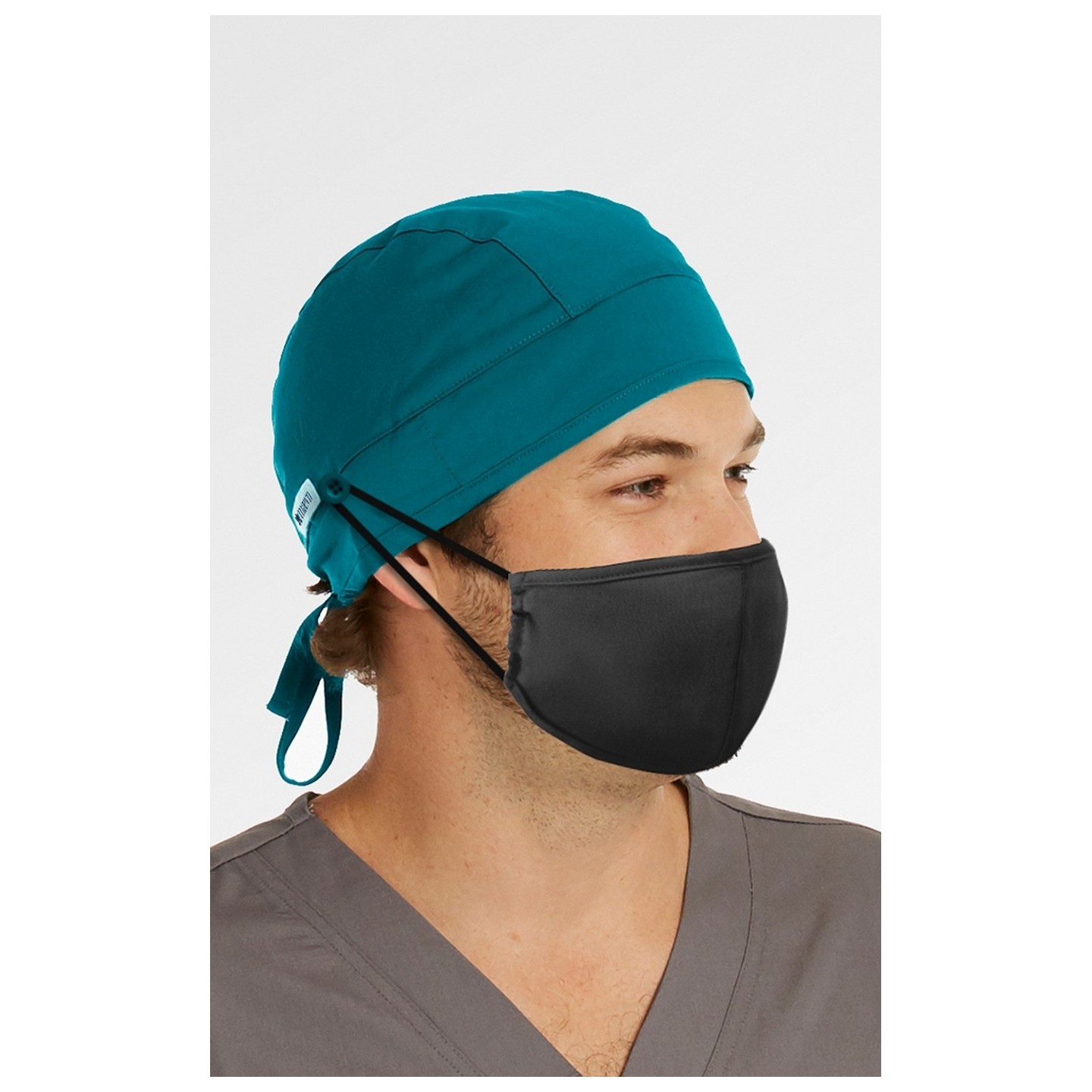 NC015 Maevn Unisex Button Scrub Cap (Surgeon Cap Style)