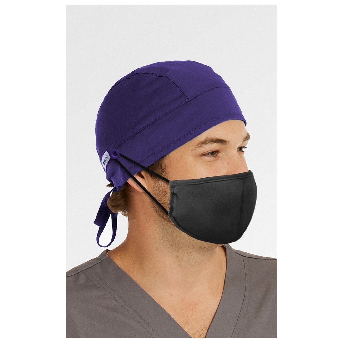 NC015 Maevn Unisex Button Scrub Cap (Surgeon Cap Style)