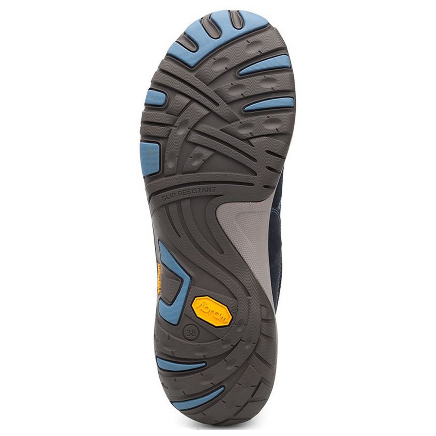 WIDE Paisley Navy Milled Nubuck by Dansko - Slip Resistant Shoes