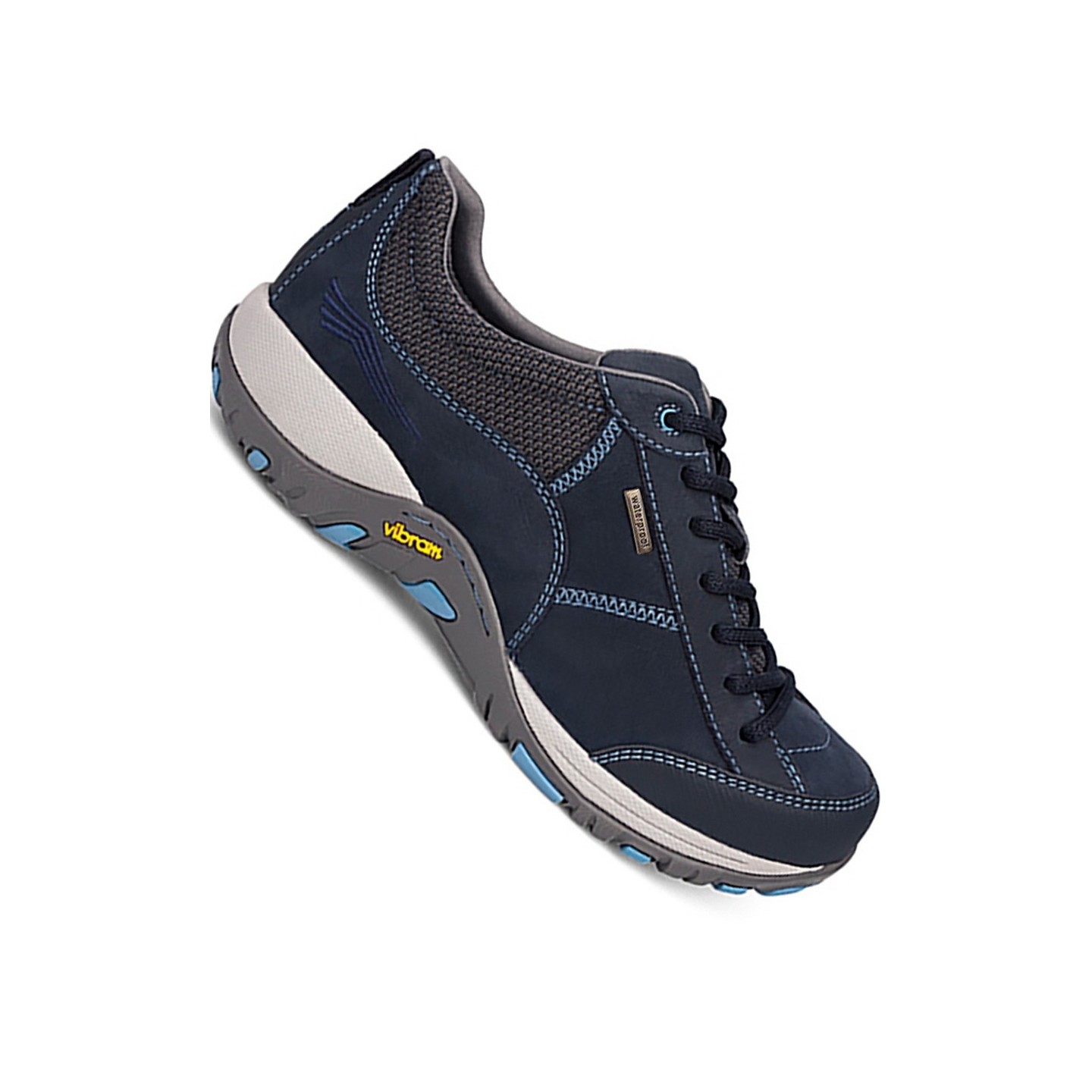 WIDE Paisley Navy Milled Nubuck by Dansko - Slip Resistant Shoes