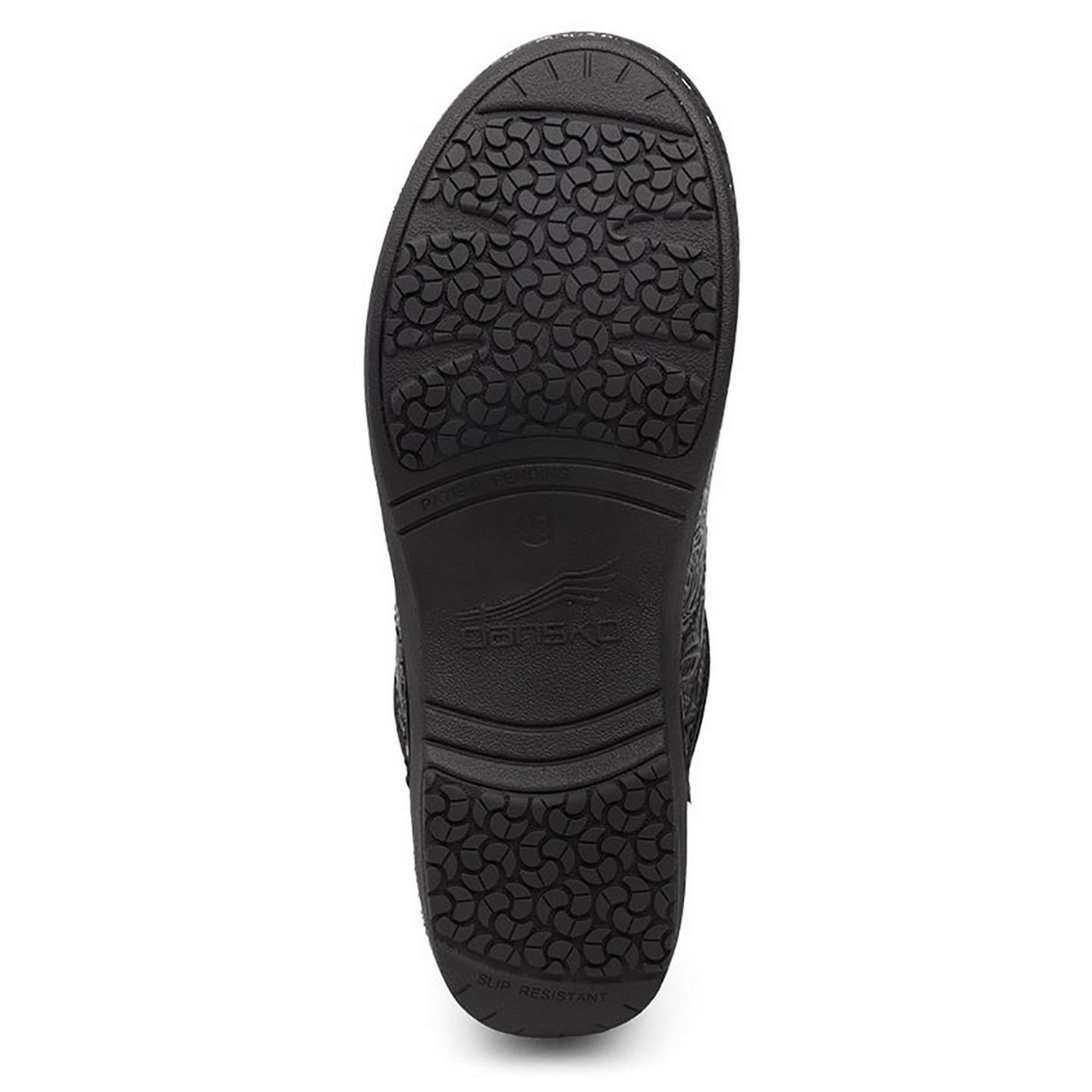 XP 2.0 Black Floral Tooled by Dansko - Slip-resistant Rubber Outsole