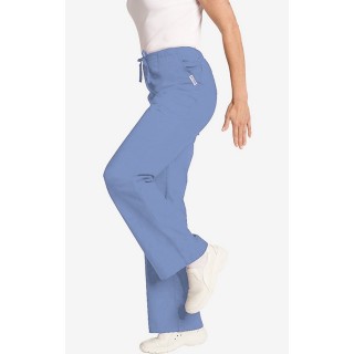 *FINAL SALE 302P Ceil Blue MOBB Bell Bottom Scrub Pant