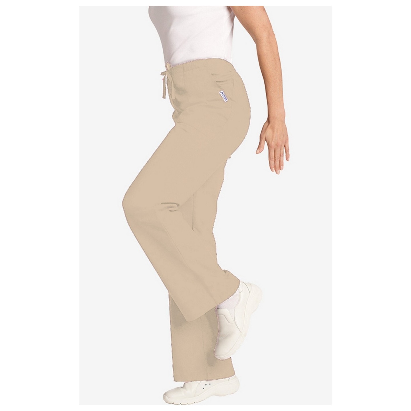 *FINAL SALE 302P KHAKI MOBB Bell Bottom Scrub Pant