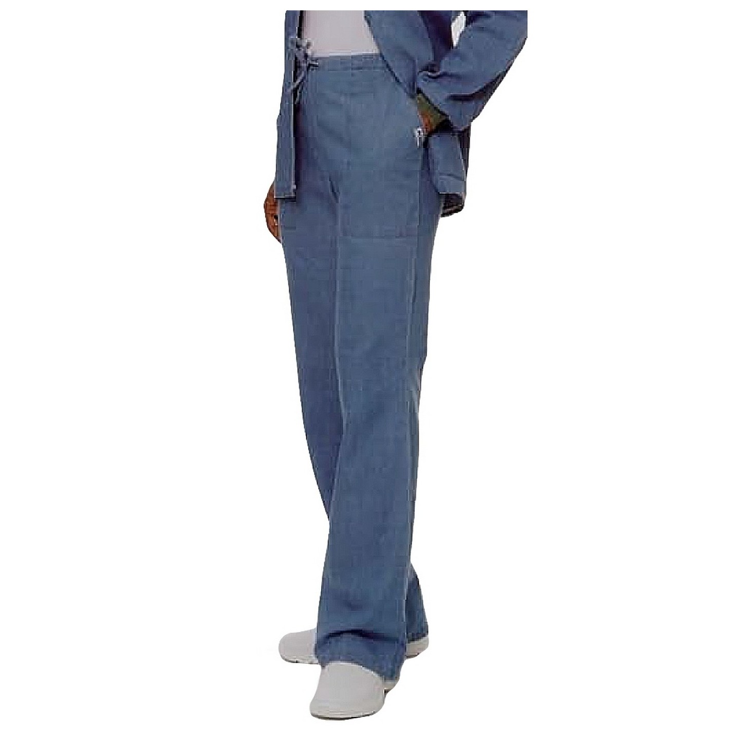 *FINAL SALE 302P WHITE MOBB Scrub Pant