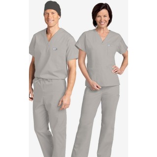 *FINAL SALE 306/306 GREY MOBB Classic Scrub Set - Two Piece (Top & Pant)