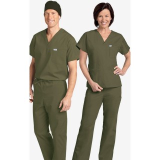 *FINAL SALE 306/306 Olive MOBB Classic Scrub Set - Two Piece (Top & Pant)