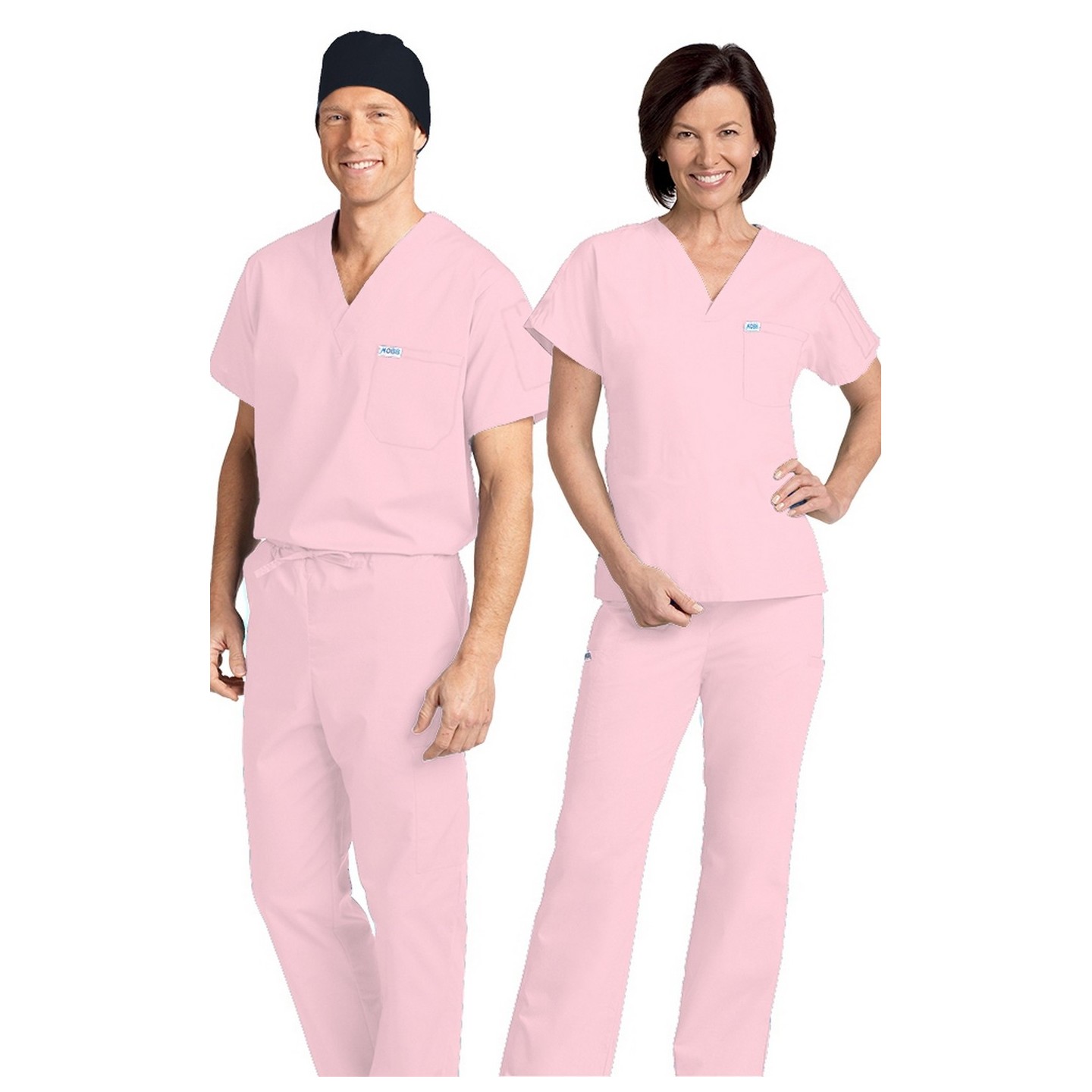 *FINAL SALE 306/306 PINK MOBB Classic Scrub Set - Two Piece (Top & Pant)