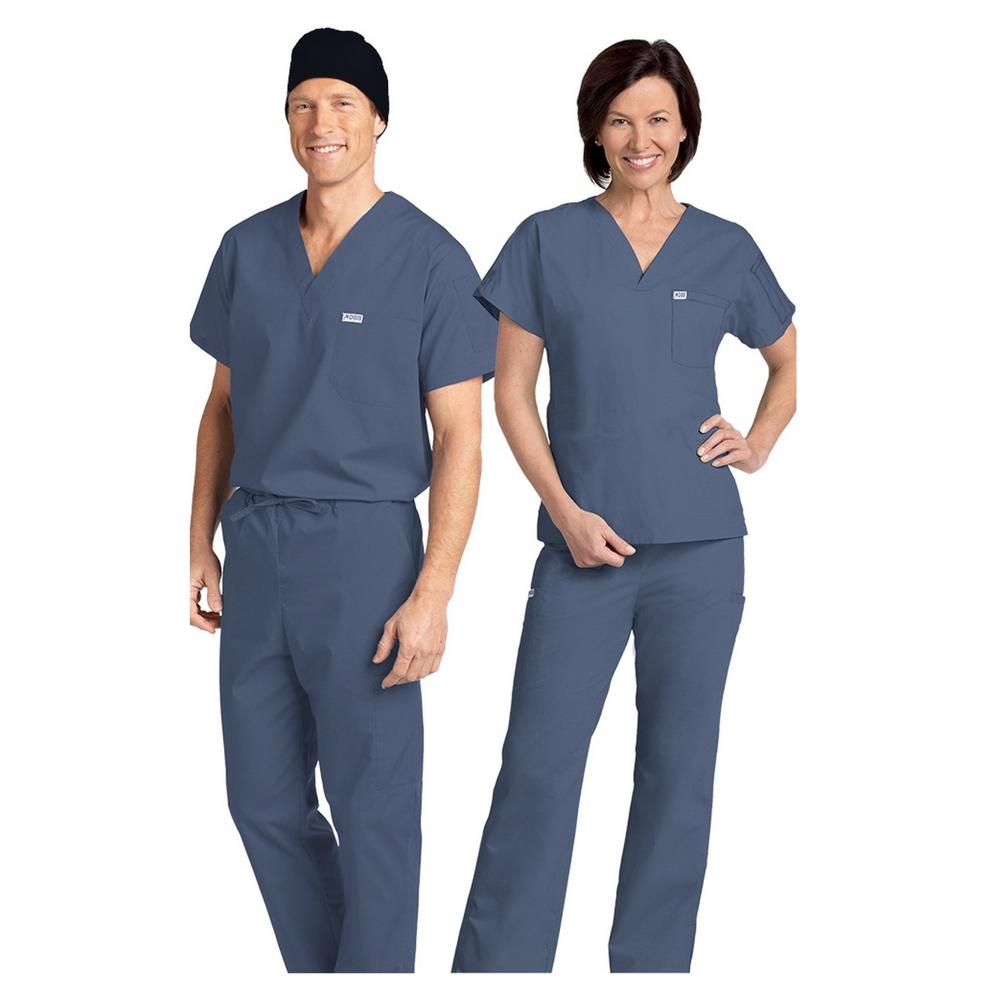 *FINAL SALE 306/306 POSTMAN BLUE MOBB Classic Scrub Set - Two Piece (Top & Pant)