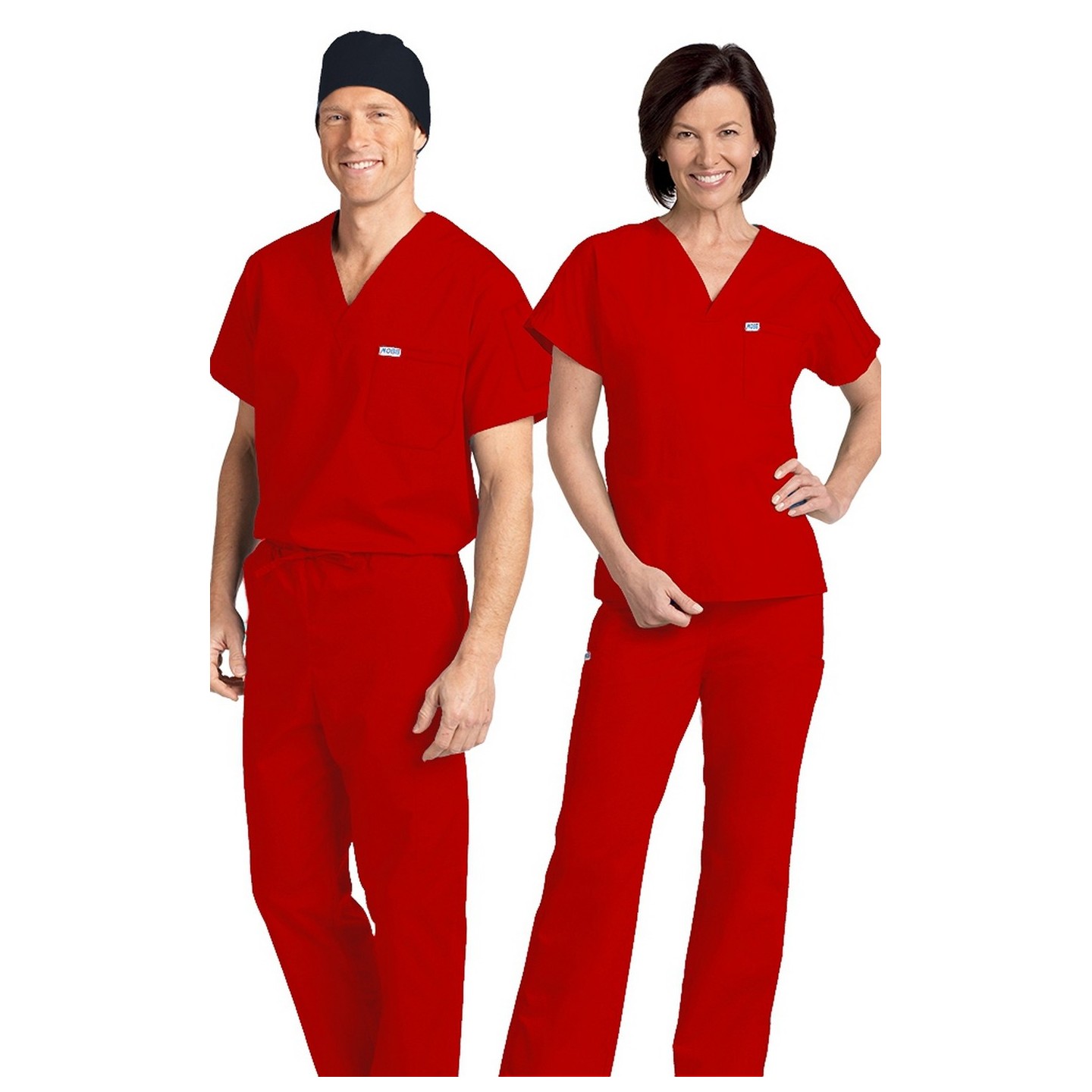 *FINAL SALE 306/306 RED MOBB Classic Scrub Set - Two Piece (Top & Pant)