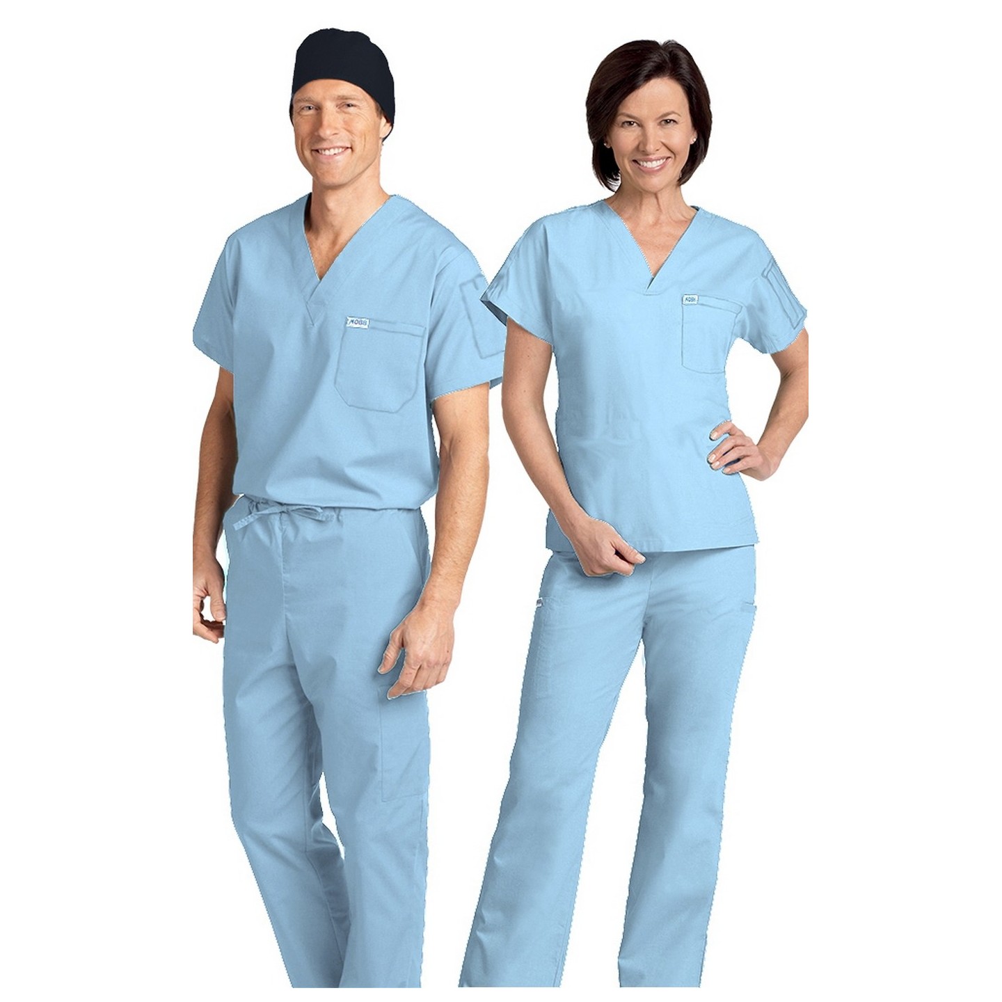 *FINAL SALE 306/306 SKY BLUE MOBB Classic Scrub Set - Two Piece (Top & Pant)