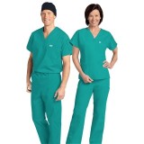 *FINAL SALE 306/306 TEAL MOBB Classic Scrub Set - Two Piece (Top & Pant)