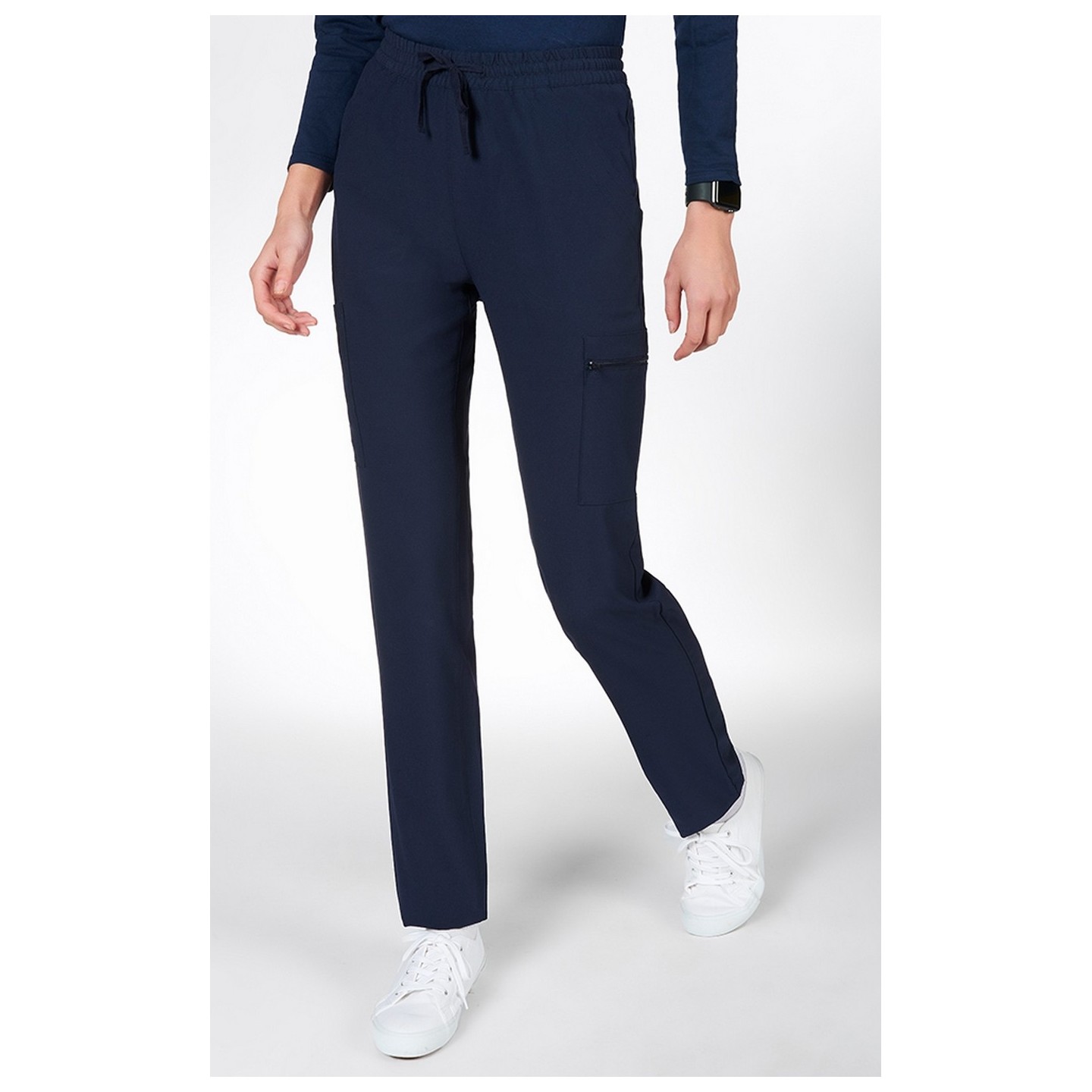 P8013 The Elinor - Ridiculously Soft Mentality by MOBB - Slim Fit Pant With Elastic Drawstring 