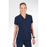 T8010 The DeeDee - Ridiculously Soft Mentality by MOBB - V-neck Top With Three Pockets