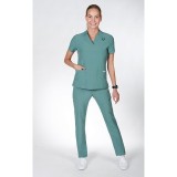 T8010 The DeeDee - Ridiculously Soft Mentality by MOBB - Top col en V avec trois poches