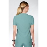 T8010 The DeeDee - Ridiculously Soft Mentality by MOBB - V-neck Top With Three Pockets