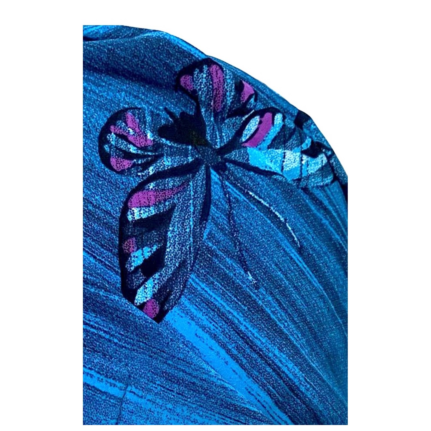 GTCP Zinnia Stretch Unisex Scrub Caps - Print: Blue Butterflies