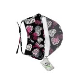 GTCP Zinnia Stretch Unisex Scrub Caps - Print: Butterflies Over Hearts