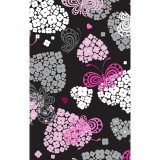 GTCP Zinnia Stretch Unisex Scrub Caps - Print: Butterflies Over Hearts